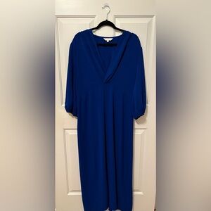 Elegant Blue Maxi Dress